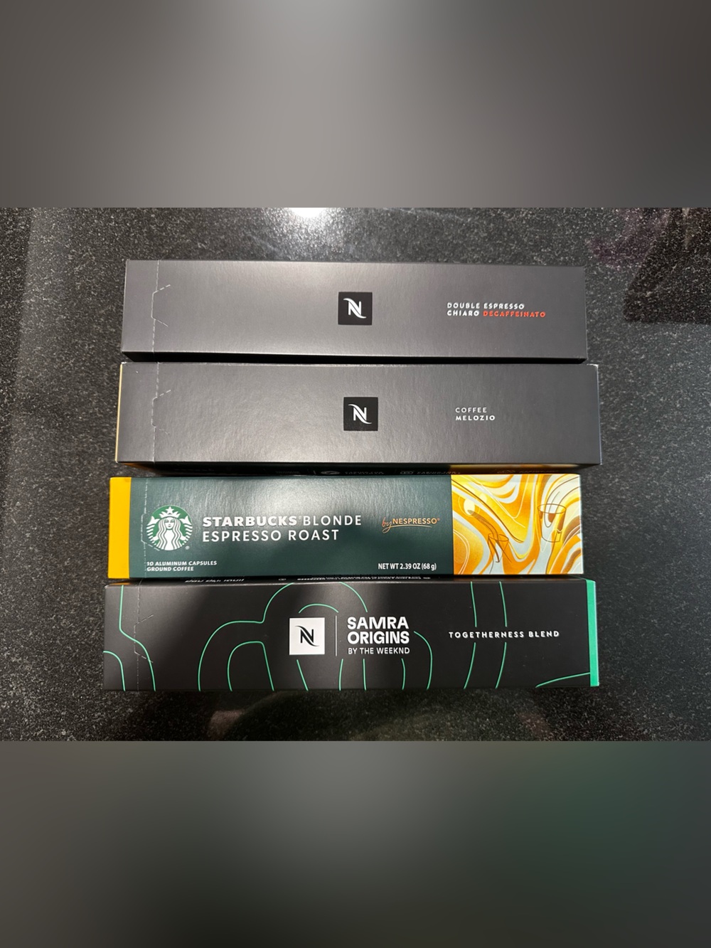 Brand new Nespresso pods